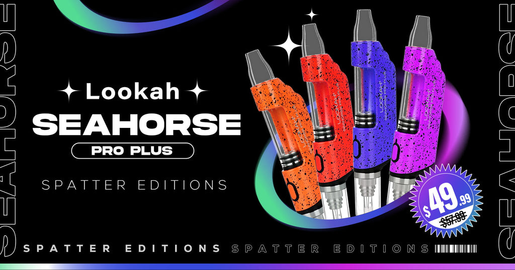 Lookah seahorse pro plus spatter editions wax pen