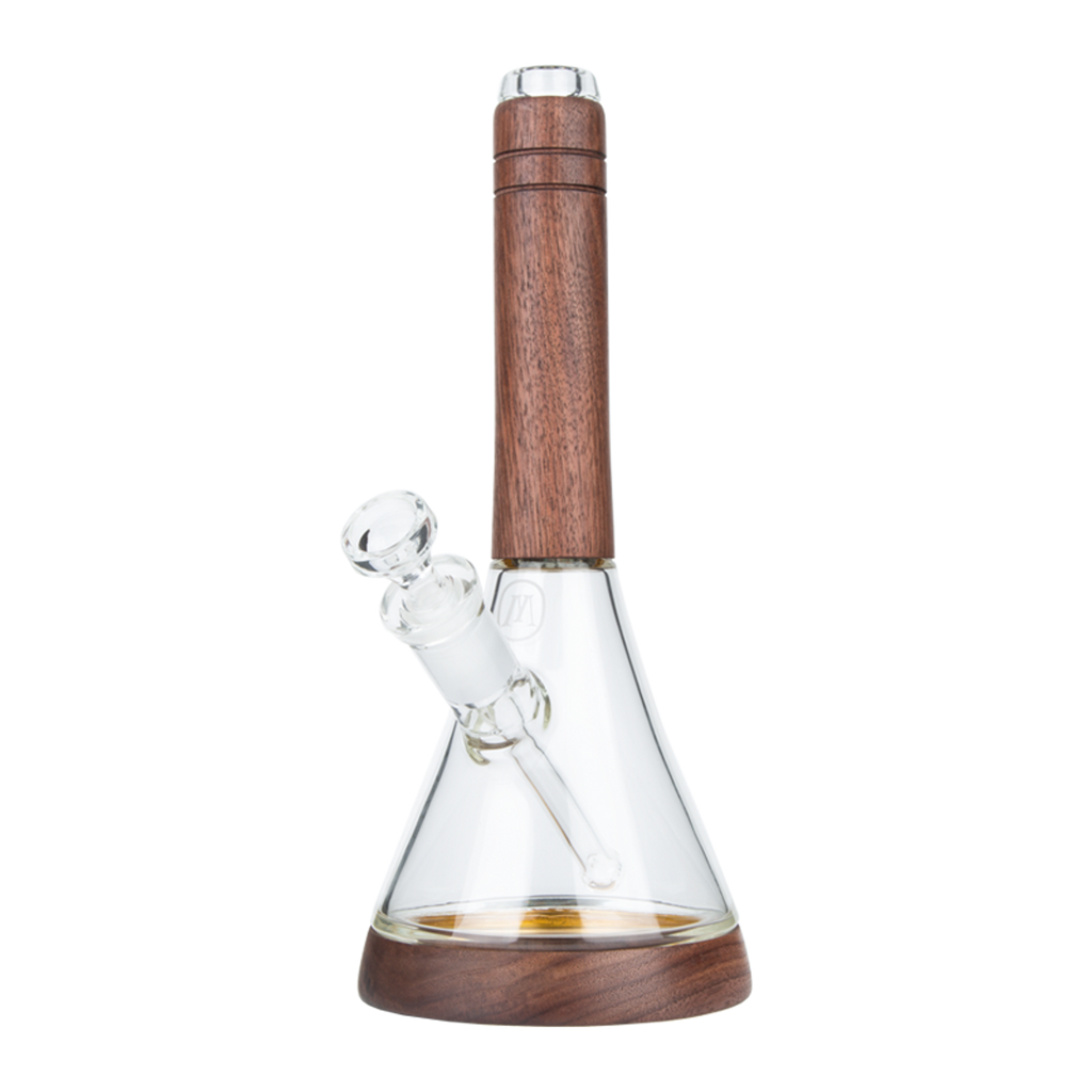 Explore the Marley Natural Water Pipe at Vivant—a blend of borosilicate glass and sustainably sourced black walnut. Experience smooth hits with removable sections, an ice pinch, and a 5-hole downstem.
