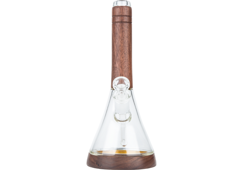 Discover elegance in the Marley Natural Water Pipe at Vivant. Crafted from borosilicate glass and black walnut, enjoy a luxurious, easy-to-clean design with an ice pinch for cooler vapors.