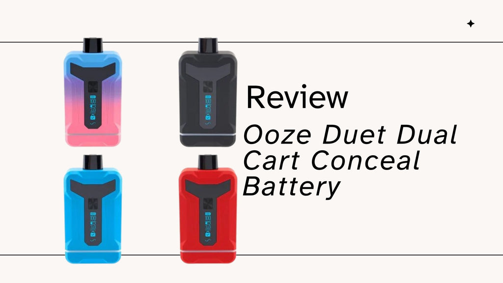 Review: Ooze Duet Dual Cart Conceal Battery Top Dual Cartridge Vape at Vivant Online Vaporizer Shop ViVANT Review: Ooze Duet Dual Cart Conceal Battery Top Dual Cartridge Vape at Vivant Online Vaporizer Shop ViVANT