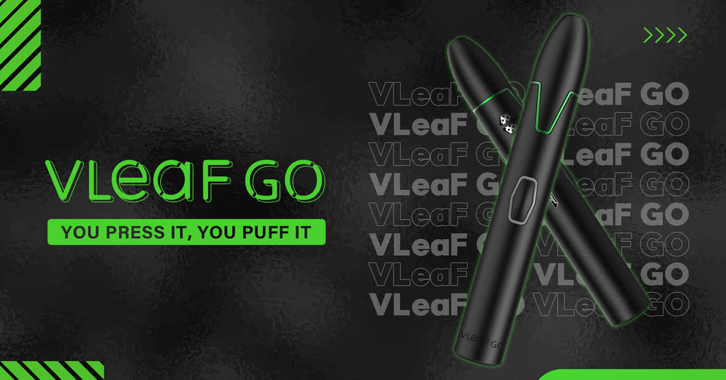 VIVANT VLEAF GO dry herb vaporizer pen with type-c charging