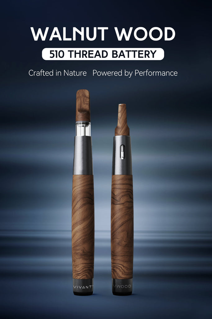 Discover sophistication in vaping with Vivant's Walnut Wood Vape Pen, a stylish alternative to the Vessel collection.
