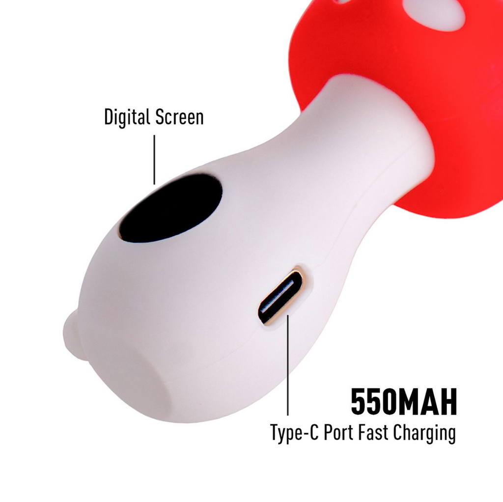 USB-C fast charging on Extre E-Mush 510 thread battery ensures minimal downtime.