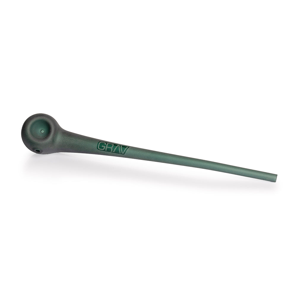 Matte finish GRAV Gandalf glass hand pipe, long pipe design for flower enthusiasts, perfect for smooth and cool hits.