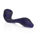 Compact GRAV Mini Classic Sherlock glass pipe, designed by Dave Daily, with sandblasted texture for better grip and ash-catching design.