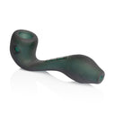 GRAV Sandblasted Mini Sherlock glass hand pipe, durable pocket-sized pipe for flower and dry herb use.