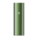 PAX Flow dry herb vaporizer with aluminum finish and curved edges for portable vaping.