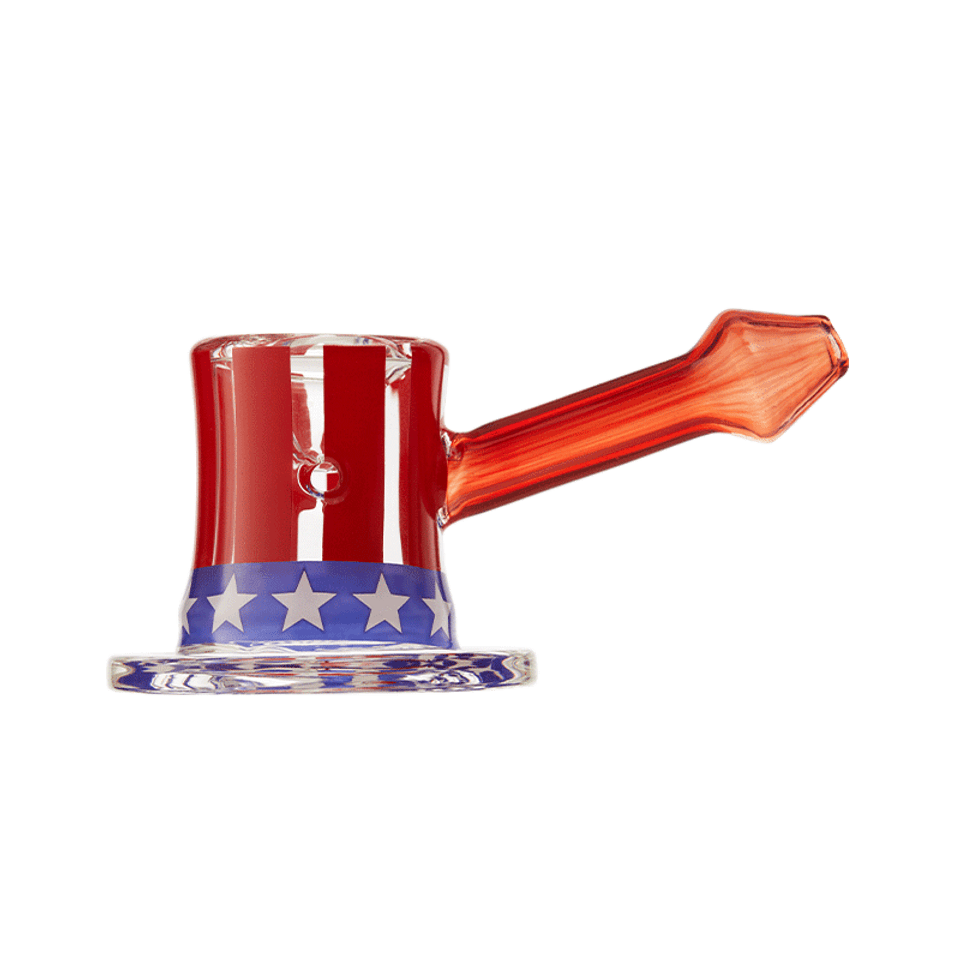 Red, White, and Blue Spoon Pipe: Get ready to light up your celebrations!