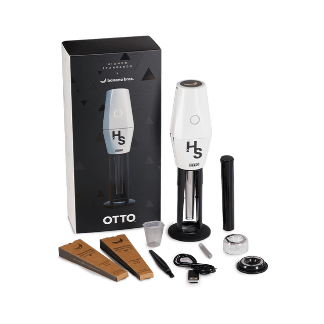 Unlock the future of grinding with the OTTO Grinder at Vivant. Elegant Pearl White design, AI technology, and USB charging redefine convenience, delivering 20-30 cones per charge.