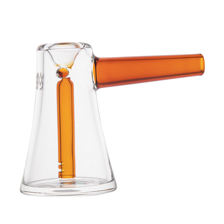 Compact portable glass bubbler perfect for smooth, clean smoking sessions