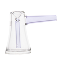 Portable smoking bubbler with ergonomic design for effortless handling