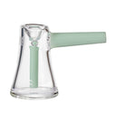 Durable 100% borosilicate glass bubbler for portable and stylish concentrate or dry herb use