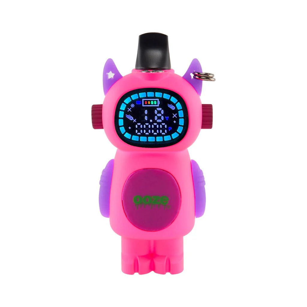 Compact Ooze Bot 510 vape battery with digital screen and auto shut-off feature for safe vaping