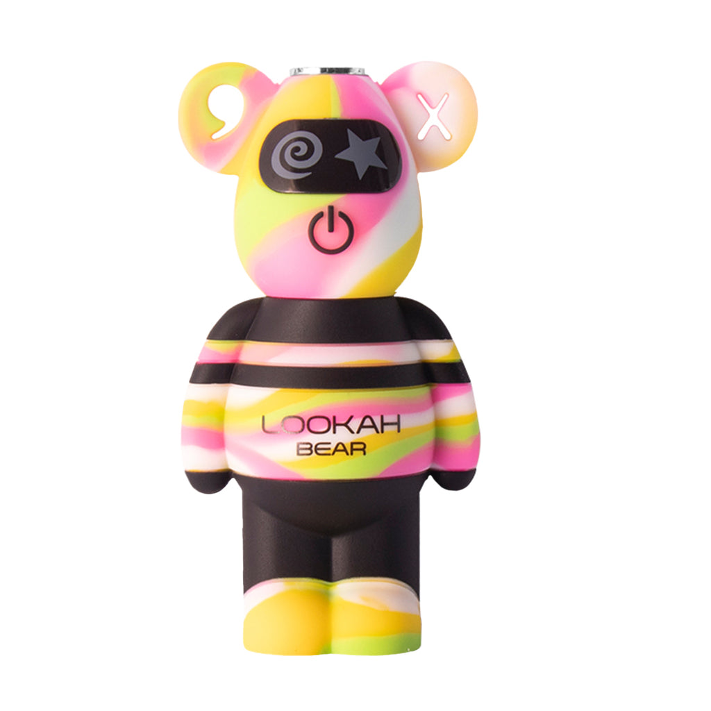 Durable and food-grade silicone Lookah Bear battery in multiple colors.