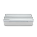 PuffCo Pivot travel case with aluminum exterior and magnetic lid for secure vape accessory storage