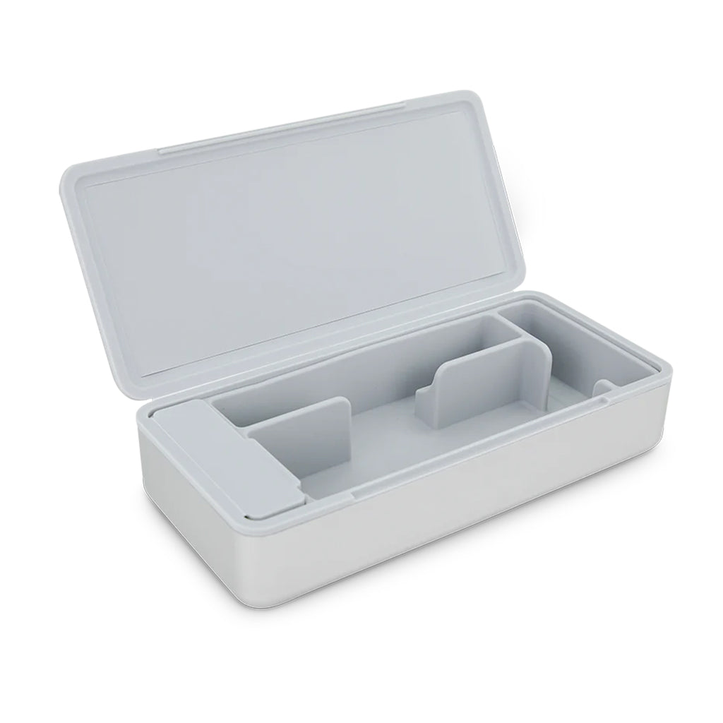  Compact vape travel case for PuffCo Pivot with organized interior and noise-reducing silicone lining