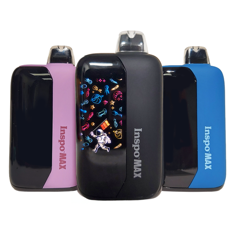 Inspo Max portable concentrate vaporizer with high-capacity 1000mAh battery for extended sessions