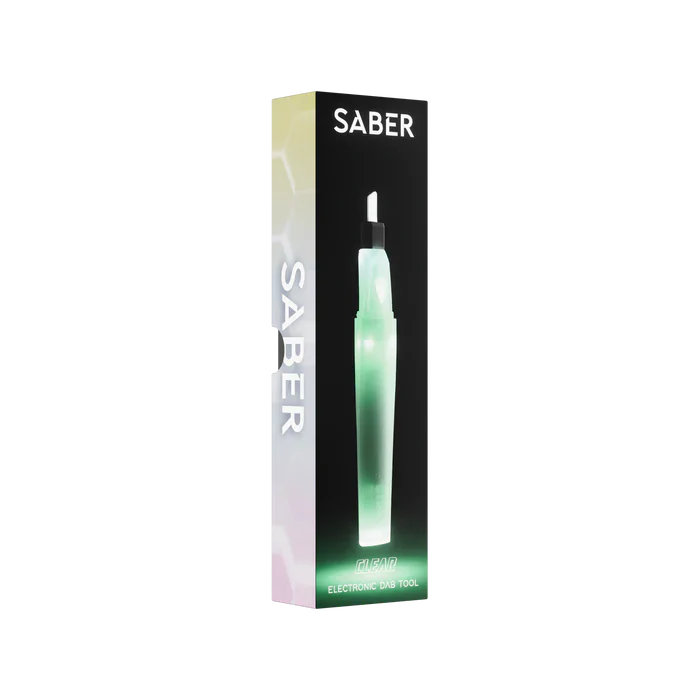 Premium Focus V Saber concentrate accessory in mint finish, sold at Vivant Online Vaporizer Shop.