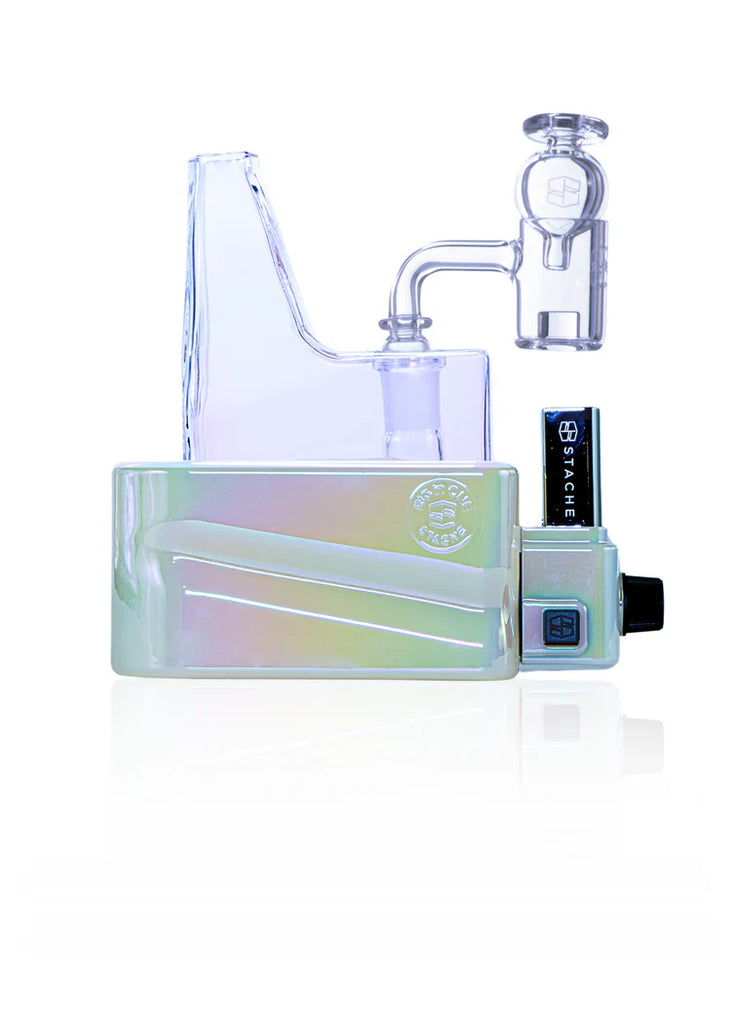 Stache RIO Rig In One Opal Edition portable dab rig with torch at Vivant Online Vaporizer Shop