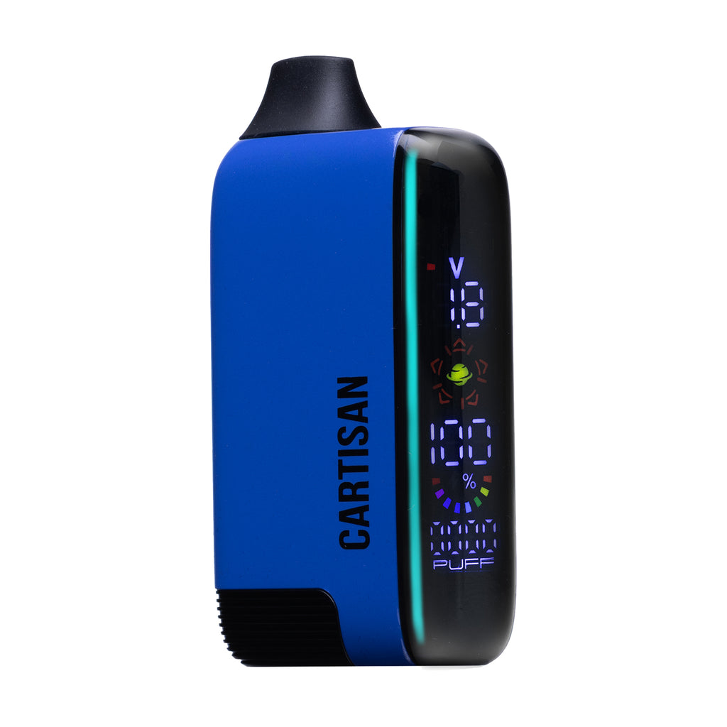 Ergonomic design of the Cartisan Veil Bar Pro EVO featuring silicone grip and magnetic cartridge enclosure.