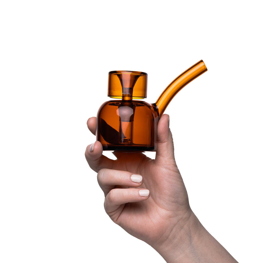 Compact and durable Vesper Bubbler with 14mm glass slide for clean smoking