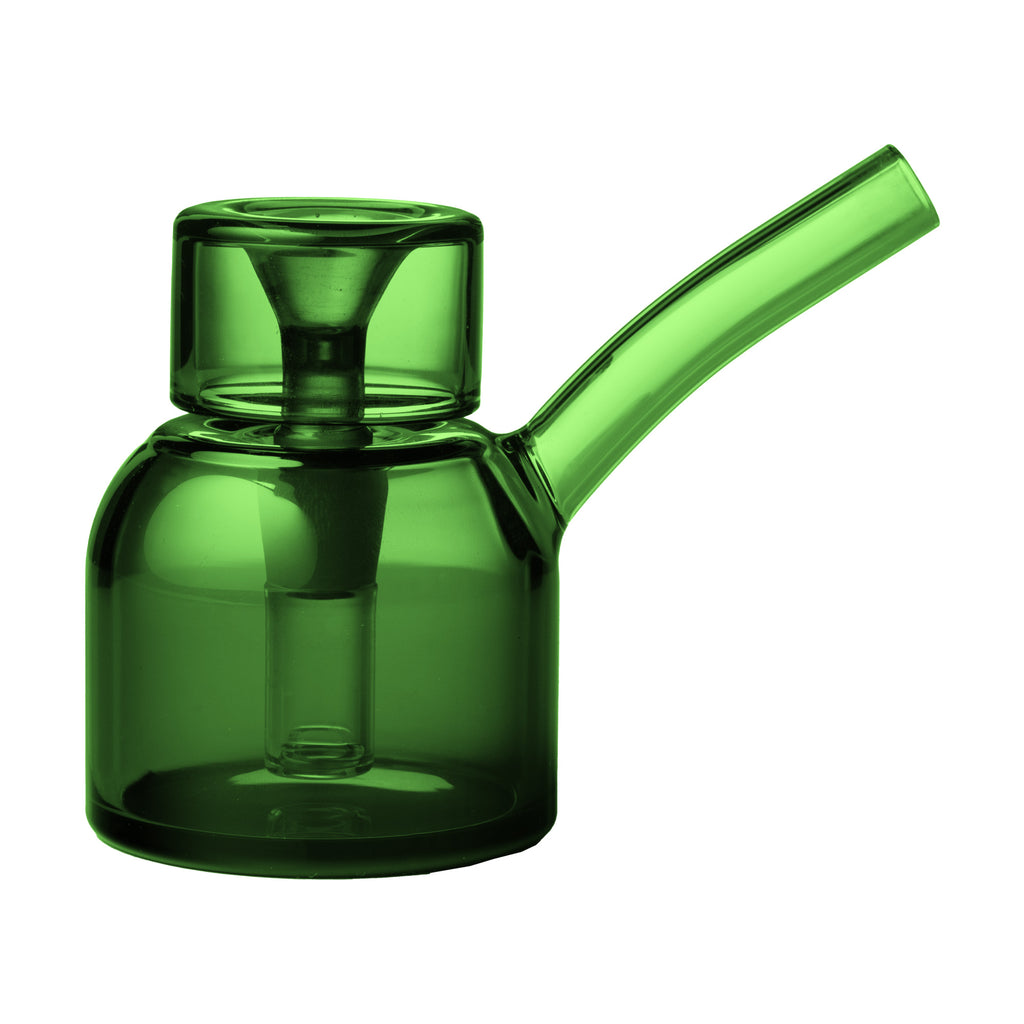 Premium minimalist glass bubbler for home smoking rituals and daily sessions