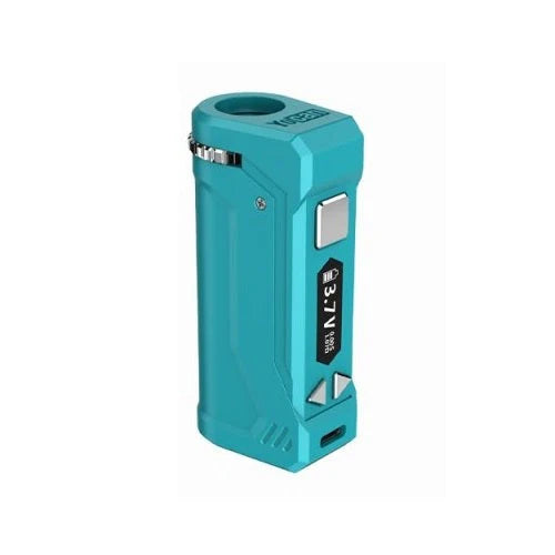 Rechargeable Yocan UNI Pro 2.0 vaporizer featuring a long-lasting battery.