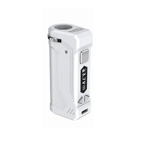 Upgraded Yocan UNI Pro 2.0 metal body vape mod with enhanced durability.