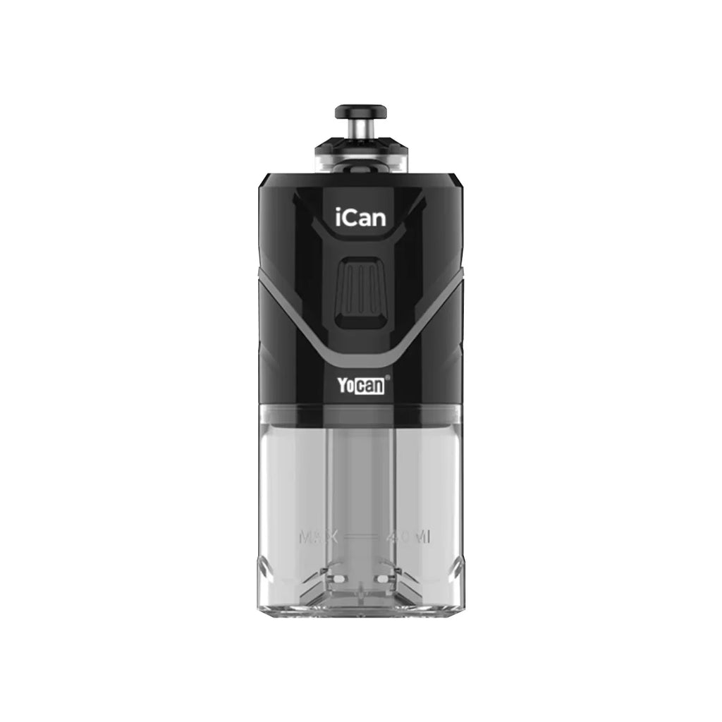 Advanced Yocan iCan e-Rig featuring preset voltage levels black.