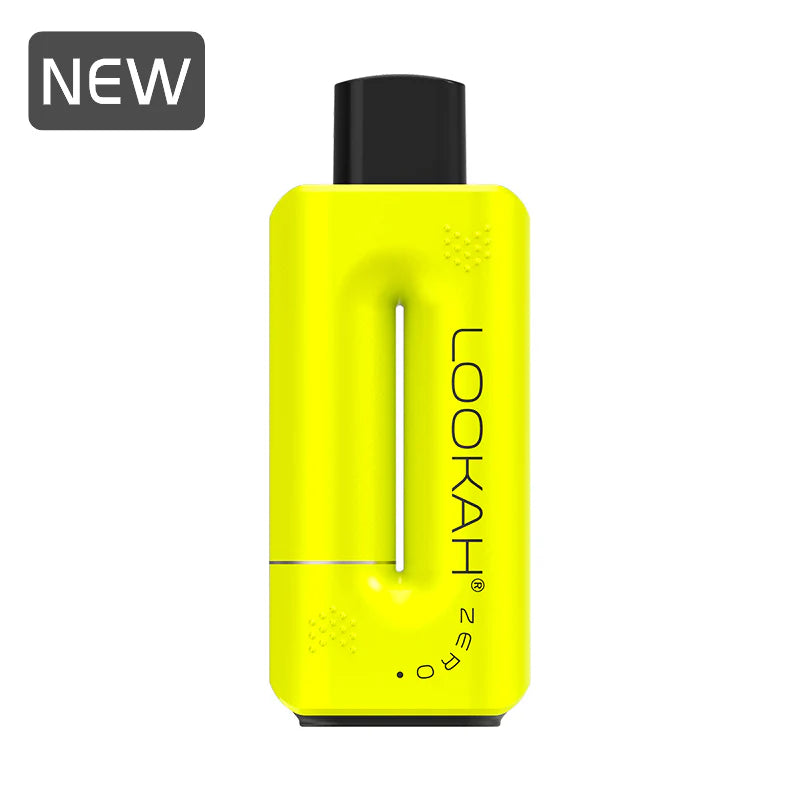 Vaper using the Lookah Zero battery, highlighting its discreet design for on-the-go use.