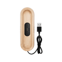 Premium wood charging dock with anti-slip design for PAX devices.
