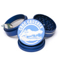 Aircraft grade aluminum Croc Crusher grinder with pollen catcher and kief chamber