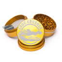 Croc Crusher 4 piece herb grinder featuring sharp diamond cut teeth for smooth grinding