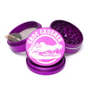 High quality 4 piece aluminum herb grinder Croc Crusher with pollen pick included
