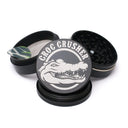 Croc Crusher 2.5 inch 4 piece aluminum grinder with diamond teeth at Vivant Online Vaporizer Shop