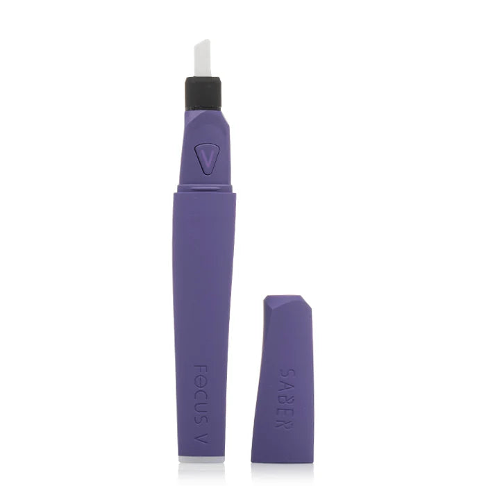 High-tech Focus V Saber dab tool for wax and concentrates, perfect for precision loading.