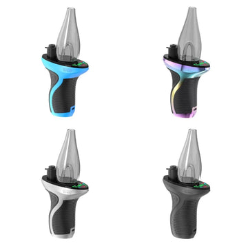 Ooze Trigger C-Core portable e-rig with 2400mAh battery and glass water bubbler for smooth concentrate hits