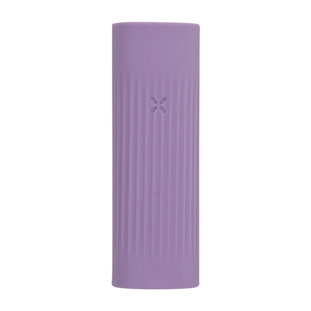 Silicone grip sleeve in lavender for PAX vaporizer.