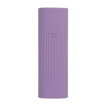 Silicone grip sleeve in lavender for PAX vaporizer.