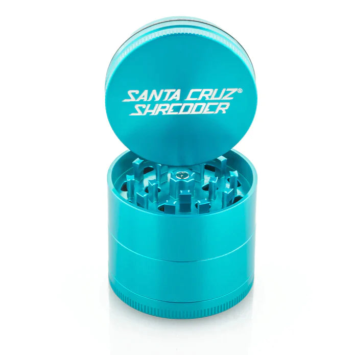 Vivant Store presents Santa Cruz Shredder 4-Piece Herb Grinder – Medium, 2 1/8", Assorted Colors – Precision Grinding, Unbeatable Prices.