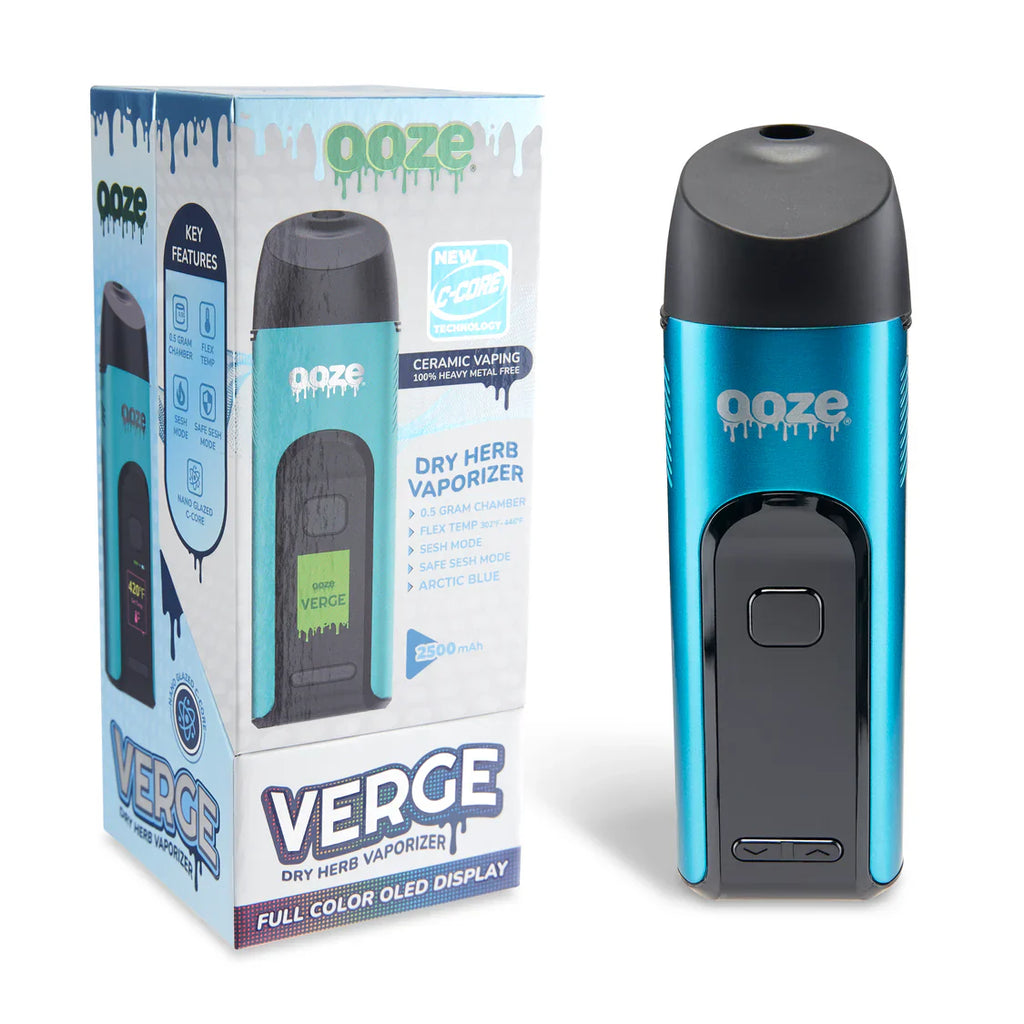 Ooze Verge Vaporizer with flexible temperature control at vivant online vaporizer shop