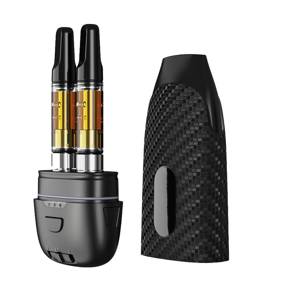 Dual 510 Cartridge Battery for Vaping – Patented Design and Adjustable Output Levels