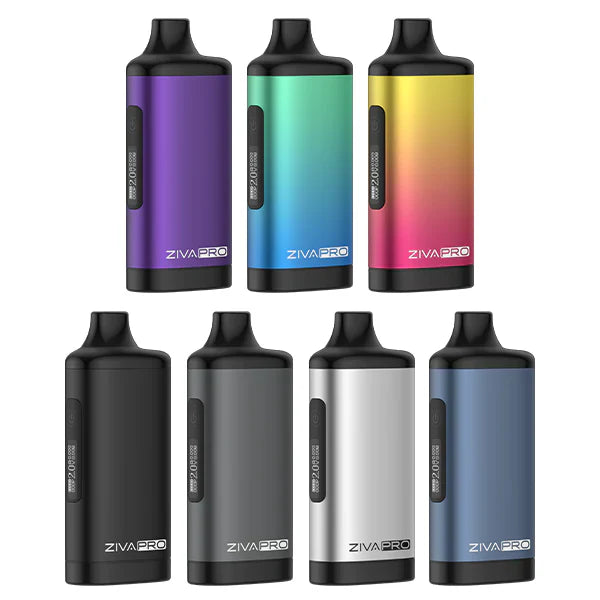 Yocan Ziva Pro Smart Mod - 510 Vape in sleek black design.