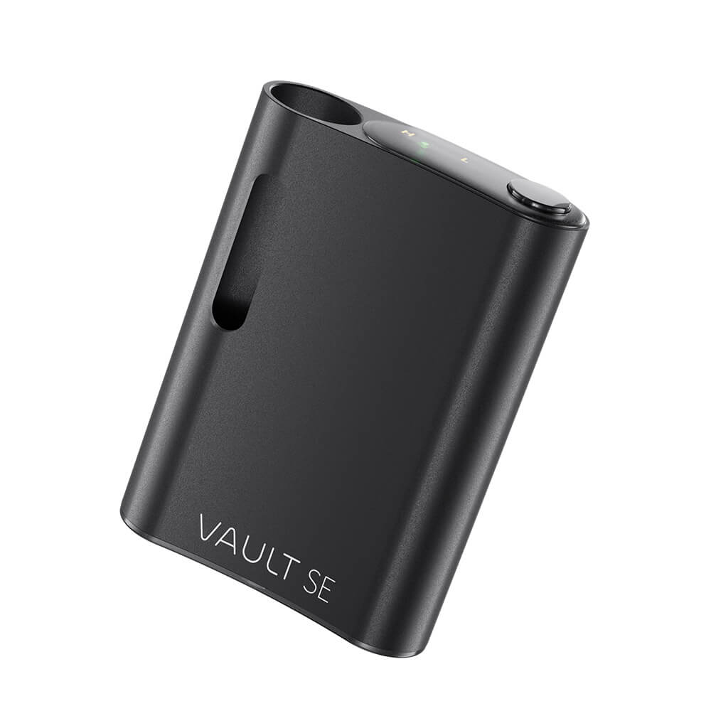 vivant vault se black- latest 510 thread flask battery for oil carts